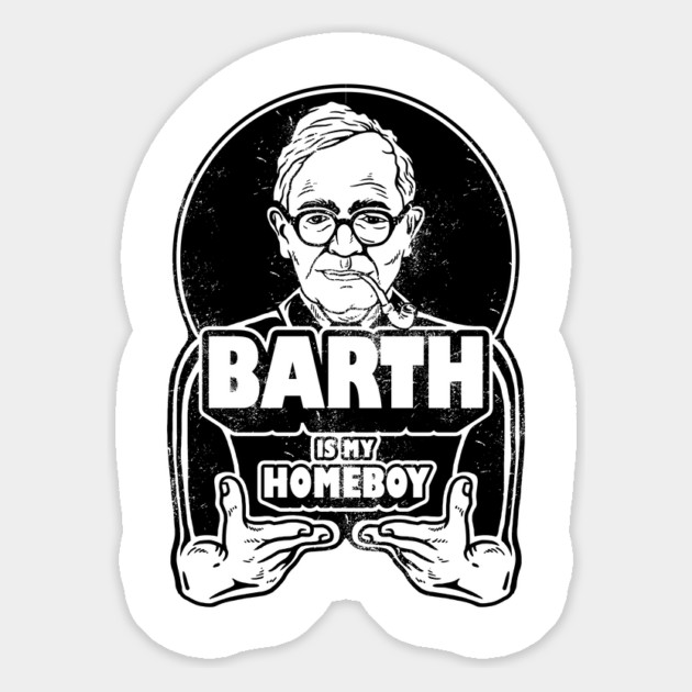 Karl Barth Is My Homeboy Magnet by dumbshirts