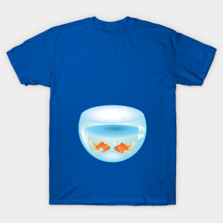 Gold Fish in Aquarium T-Shirt