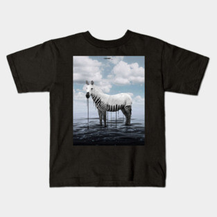Melting zebra Kids T-Shirt