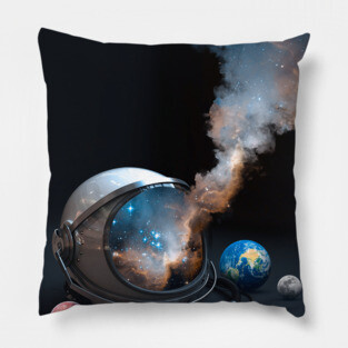 Galaxy helmet Pillow