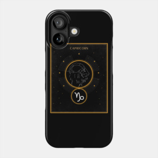 Capricorn | Astrology Zodiac Sign Design Phone Case