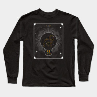 Leo | Astrology Zodiac Sign Design Long Sleeve T-Shirt