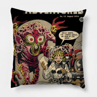 Space Adventures 1954 Pillow