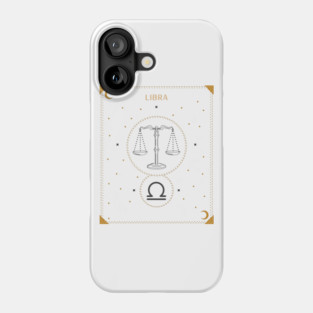 Libra | Astrology Zodiac Sign Design Phone Case