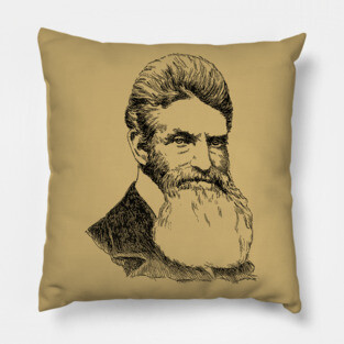 John Brown Sketch - History, Abolitionist, Leftist, Harpers Ferry Pillow