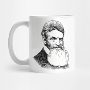 John Brown Sketch - History, Abolitionist, Leftist, Harpers Ferry Mug