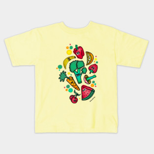 Fruits N Veggies Kids T-Shirt