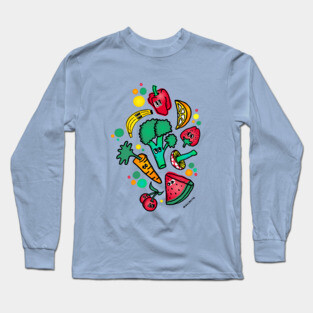 Fruits N Veggies Long Sleeve T-Shirt