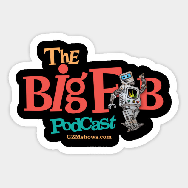 The Big Fib Sticker by GenZPodcasts