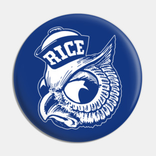 Vintage Rice Mascot Pin