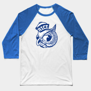 Vintage Rice Mascot Baseball T-Shirt