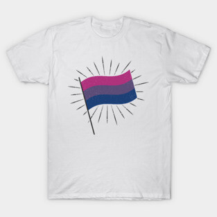 Retro Bi Pride Flag T-Shirt