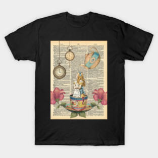 It's Always Tea Time - Alice In Wonderland T-Shirt