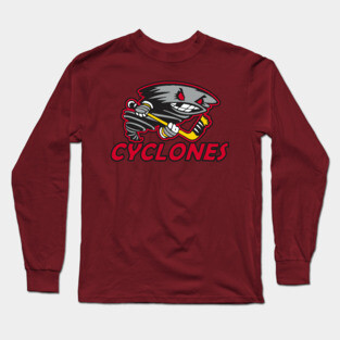 Cyclones Hockey Logo Long Sleeve T-Shirt