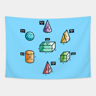 Speaking Volumes Maths Pun Tapestry