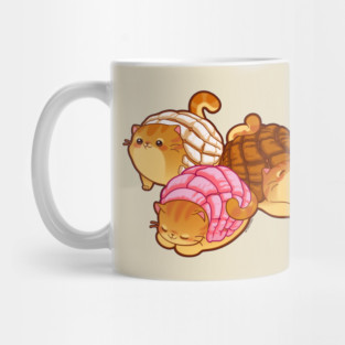 Kawaii Concha Cats Mug