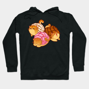 Kawaii Concha Cats Hoodie