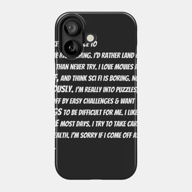 Subliminal Butt Stuff Dating Phone Case by belownormal