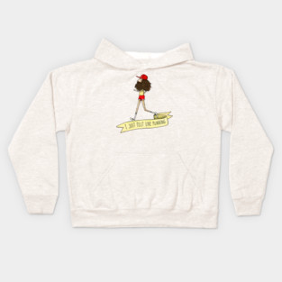 I just felt like running Kids Hoodie