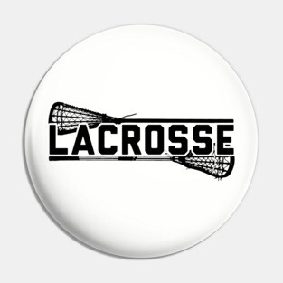 Lacrosse: Old School Pin