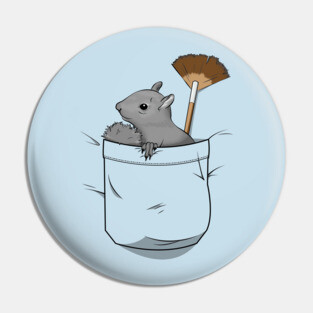 The Pocket Squirrel Pin