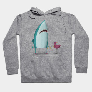 Shark and friend Hoodie