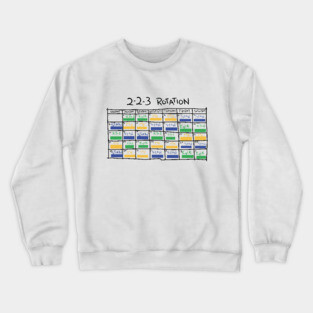 2-2-3 Rotation for Kenny Crewneck Sweatshirt