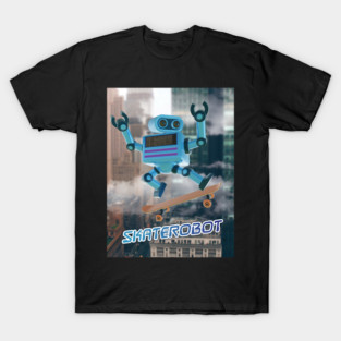 Skater Robot T-Shirt