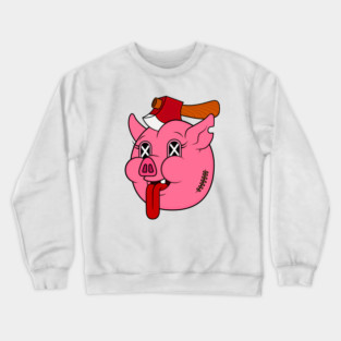 Pig Head Crewneck Sweatshirt
