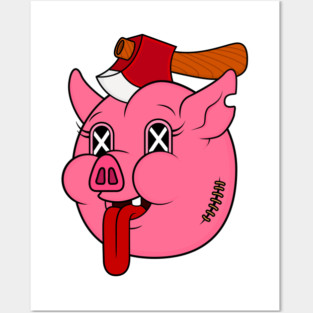 Pig Head Posters and Art
