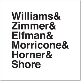 Helvetica Composers Posters and Art