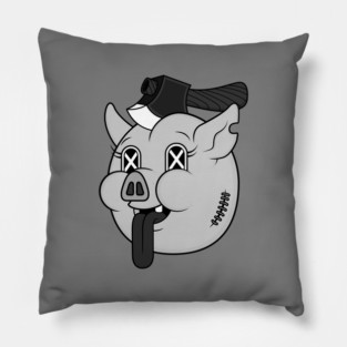 Pig Head Pillow