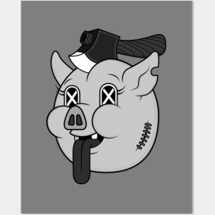 Pig Head Posters and Art