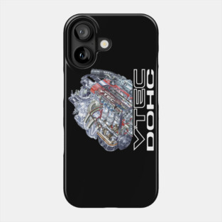Honda VTEC DOHC Engine Phone Case