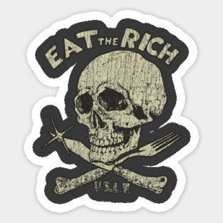Eat The Rich 1978 Sticker