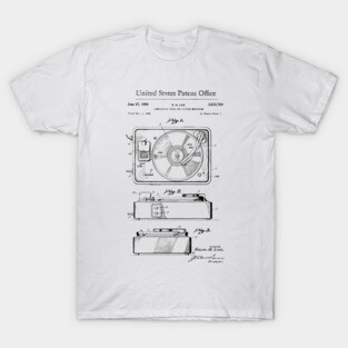 Old Record Player patent T-Shirt