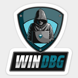 Cyber Security - Hacker - WinDBG - Debugger for Windows - Reverse Engineer Sticker