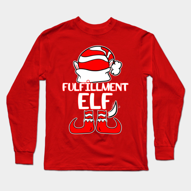 Fulfillment Elf Long Sleeve T-Shirt by belownormal