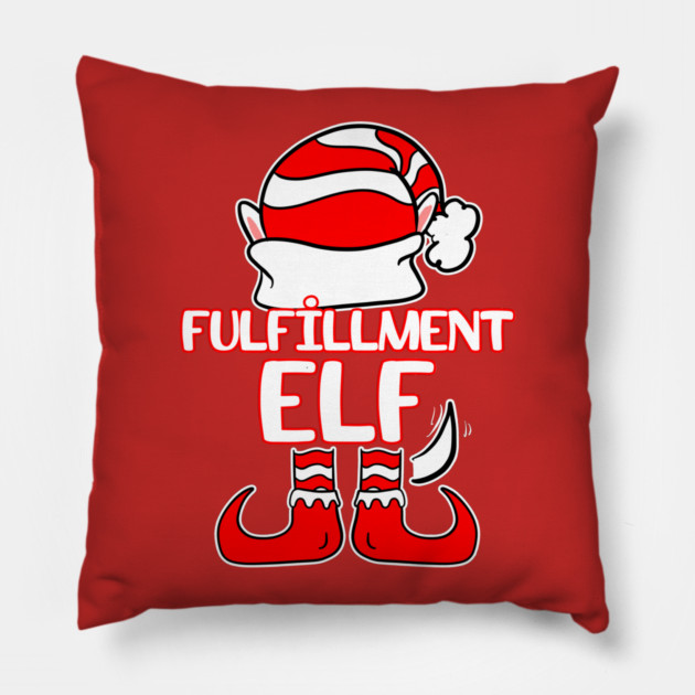 Fulfillment Elf Pillow by belownormal