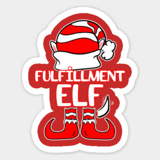 Fulfillment Elf Sticker