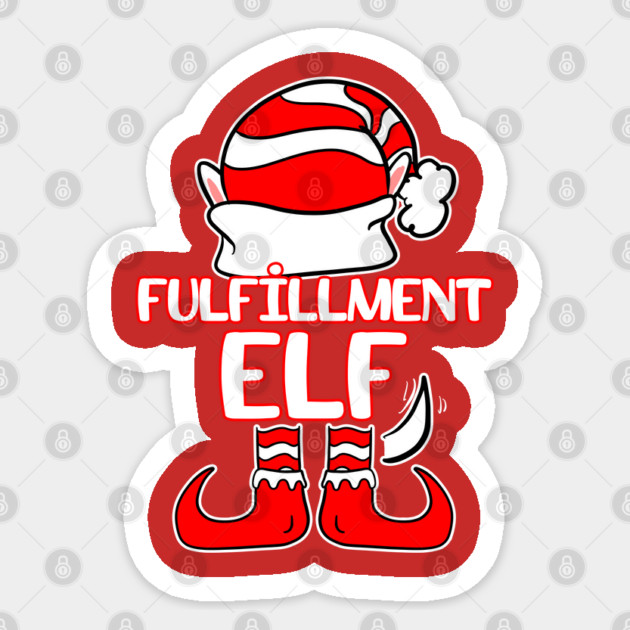 Fulfillment Elf Sticker by belownormal
