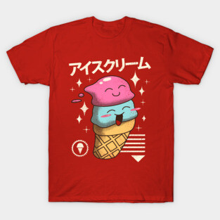 Kawaii Ice Cream T-Shirt