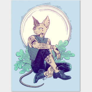 Fashion Cat Posters and Art