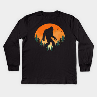 Sasquatch Sun Kids Long Sleeve T-Shirt