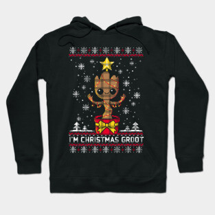Christmas groot ugly sweater Hoodie
