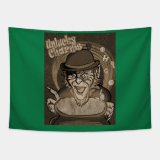 Unlucky Charms-Sepia Tapestry