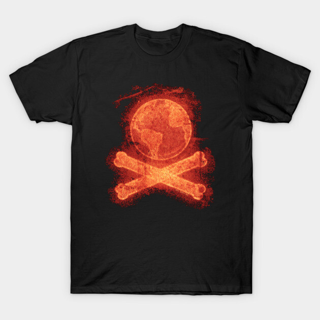 Earth & Cross Bones T-Shirt by NotMyEarth
