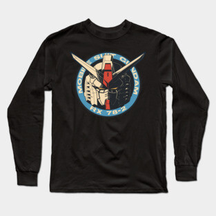 Gundam Badge Long Sleeve T-Shirt