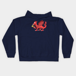 Welsh Dragon Kids Hoodie