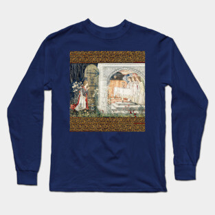 Quest for the Holy Grail,The Attainment,Vision of the Angels and Saint Graal to Percival Long Sleeve T-Shirt